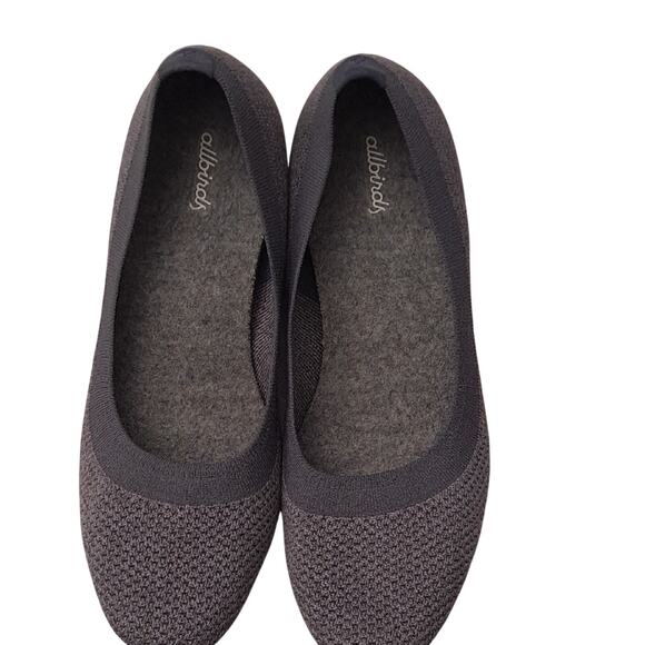 Allbirds Gray Knit Flats for Everyday Comfort Sz 10.5 M Ballet Flats - Picture 1 of 7